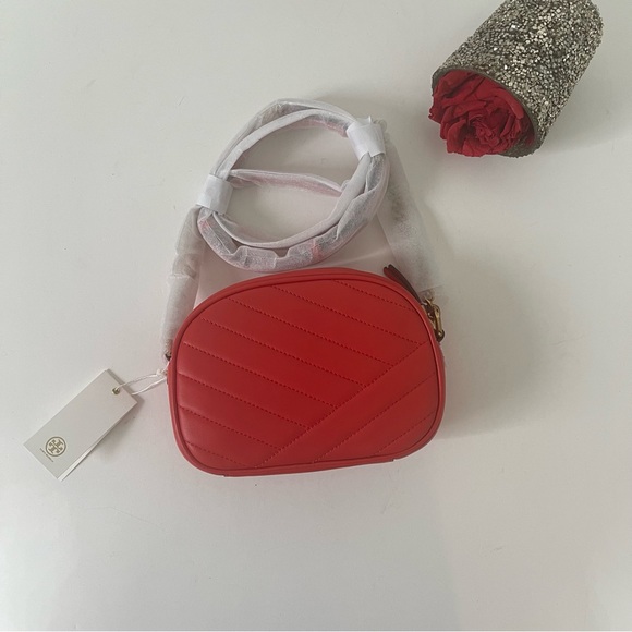 Tory Burch Kira Camera Bag In Bright Samba Color- New W/ Tag & Dust Bag- Reemoly - Picture 12 of 16